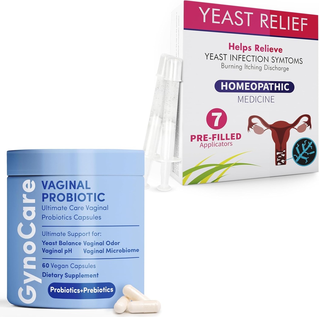 Kapsamlı Feminine Health (1994): Vaginal Probiyotik Capsules + Antifungal Pre-Filled Applicators – pH Dengesi, Odor Control ve Yeast Enfeksiyon Yardımı