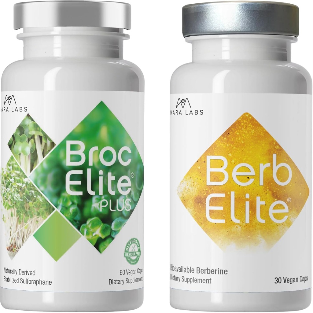 Mara Labs Plus, 60 Capsules, and BerbElite, 30 Capsules