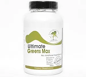 Ultimate Greens Max - Kelp Bladderwrack Dulse Clubmoss Irish Moss Gentian ~ 90 Κάψουλες - Χωρίς Πρόσθετα ~ Συμπληρώματα Φύσης