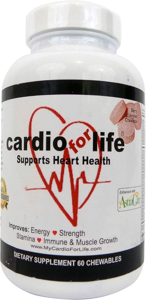 CardioForLife 60 Chewable Tabletler - Berry