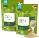 Navitas Organics Maca Toz, 16oz. (2-Pack), 181 Hizmet - Organik, Sigara içilmeyen, Gluten-Free,Light Brown