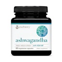 Youtheory Ashwagandha - 1.000 mg - Enerji, Uyku, Stres ve Kortisol Destek Tamam - Organik KSM-66 Ashwagandha & Ginger - 60 Vegetarian Capsules (30-Day Supply)