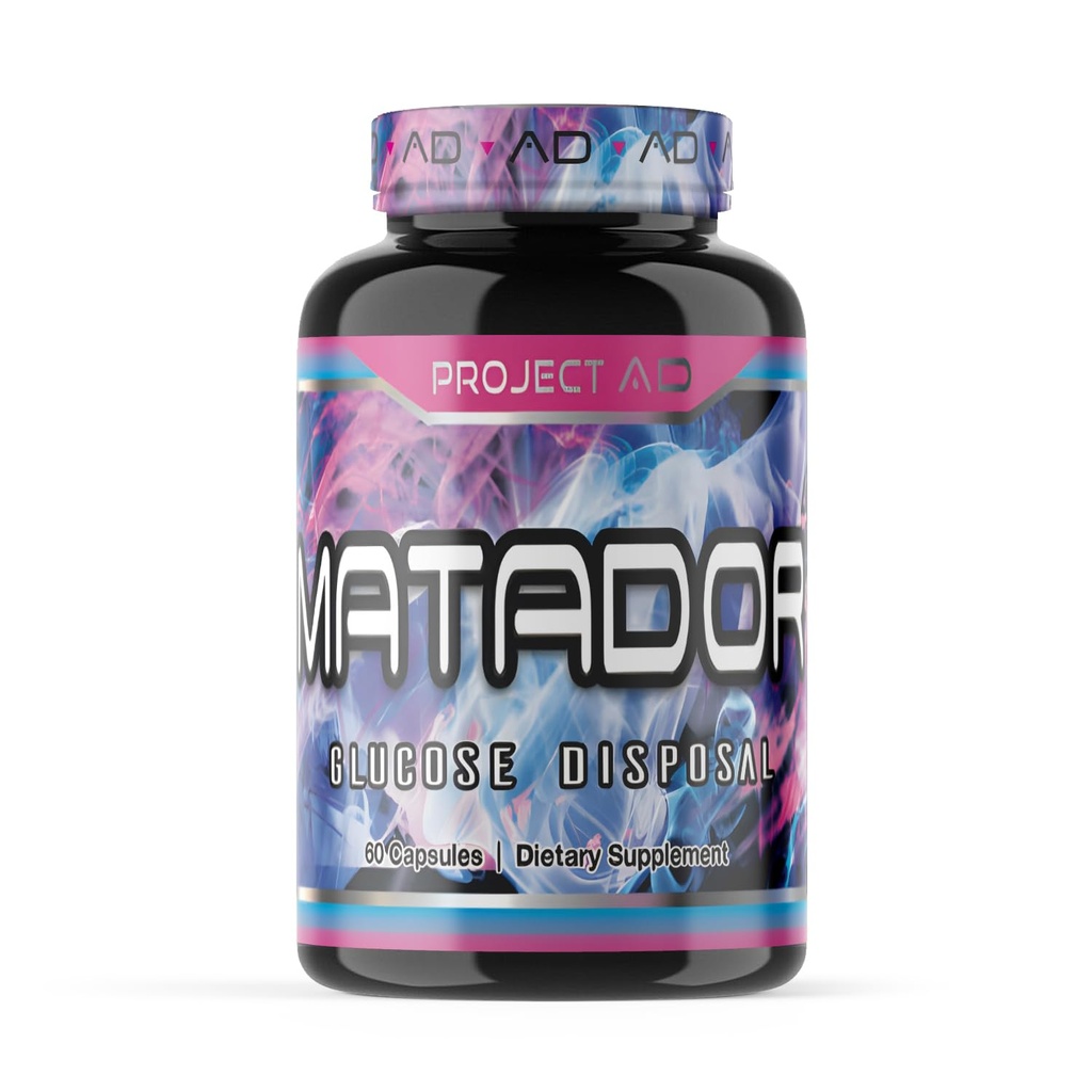 Project AD Matador Muscle Builder, Kas Pumps'ı geliştiriyor ve Kas Büyüme Ve Enerjiyi Teşvik Ediyor (60 Capsules)