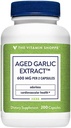 The Vitamin Shoppe Odorless Aged Garlic Extract - Υποστηρίζει την καρδιοαγγειακή υγεία - 600 MG (200 κάψουλες)