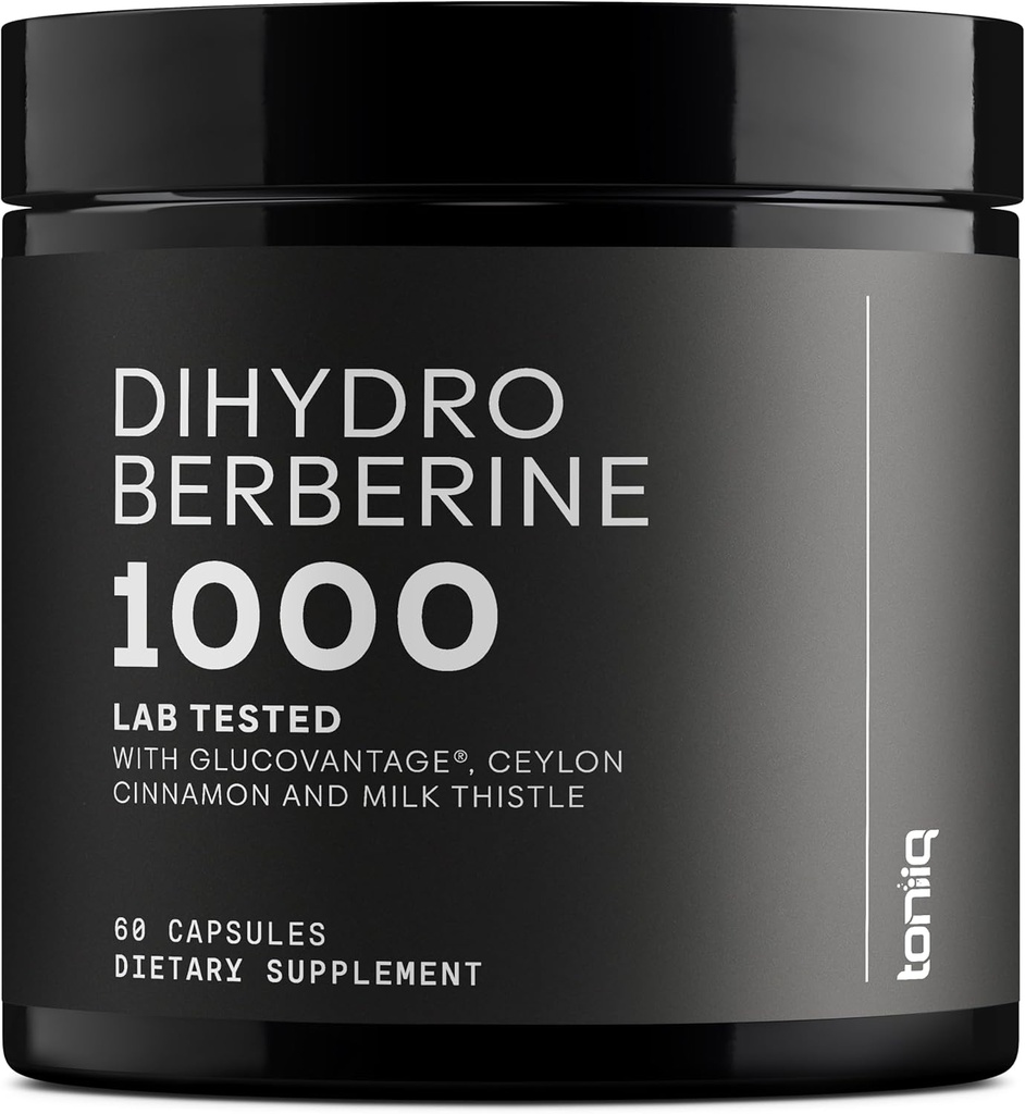 Dihidrberine Supplement - Ultra High Potency 1000 mg Formula with GlucoVantage, 10:1 Ceylon Cinnamon & 50:1 Milk Butle - Üçüncü bölüm Lab Testedildi