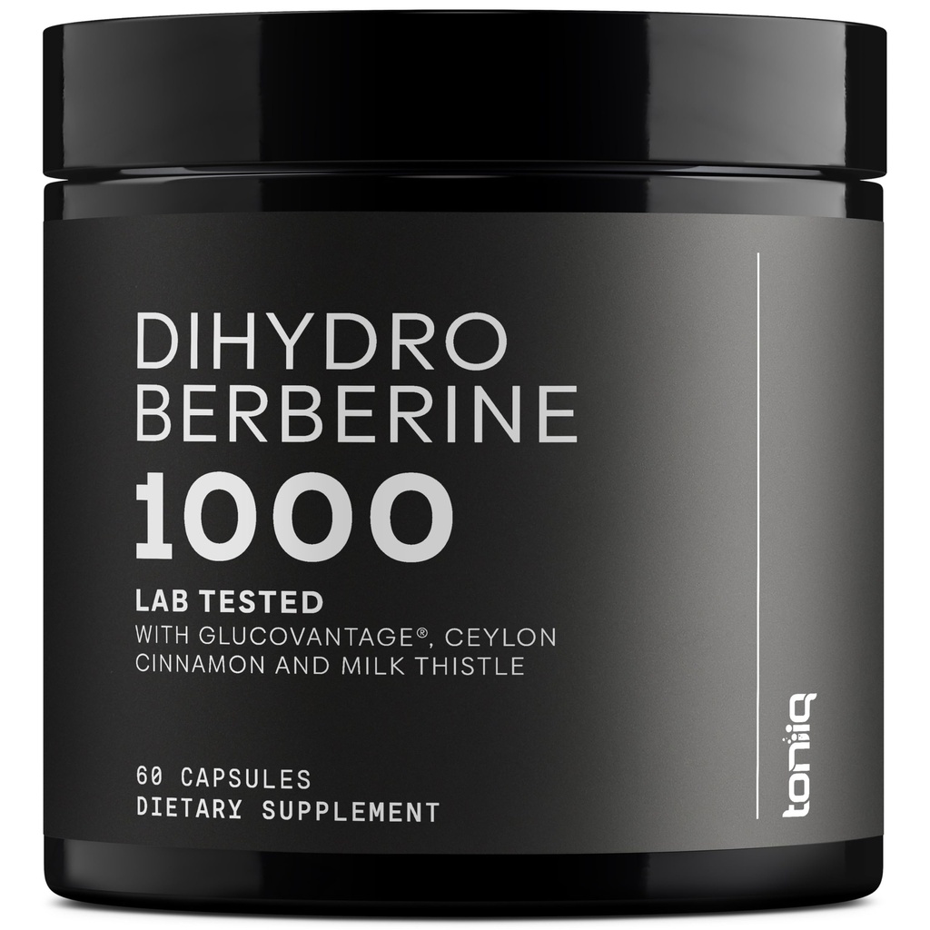 Dihidrberine Supplement - Ultra High Potency 1000 mg Formula with GlucoVantage, 10:1 Ceylon Cinnamon & 50:1 Milk Butle - Üçüncü bölüm Lab Testedildi