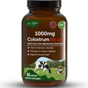 Bovine Colostrum Capsules 1000 mg Capsules with Lactoferrin Supplement, Bovine Colostrum Supports Immune System, Gut Health & Respiratory System - 60 Bovine Colostrum Capsules Tarafından Aamatec Life
