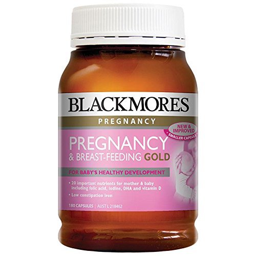 Blackmores Hamilelik ve Meme beslenme Altın 180 Caps Health Supplement Essential Nutrients for Mother and Baby, DHA Fish Oil