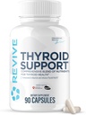 Revive MD Yourroid Support Supplement for Men & Women - C Kapsamlı Nutritents Desteği Sağlıklı Tiroid Fonksiyonları Temel Vitamin, Minerals & Herbs (90 Capsules, 30 Hizmet)