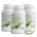 AloeCure Organik Aloe Vera Capsules, hizmet başına 160,000 mg İç Aloe Leaf Eşdeğer, Destek Gut, Digestive, & Immune Health, Helps maintain Balanced Stomach Acidity, Aloin Free, 30Caps x 3Btl