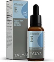 TALYA Vitamini E Liquid Drops 0.34 fl.oz | Bone, Joint, Heart Health | Vitamin E Oil for Scars & Skin | Cam Şişe in Dropper | Vitamin E Supplement, Non-GMO, Vegan