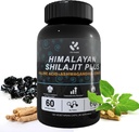 Shilajit Himalaya Tamam% 60 Fulvic asit, 120 Vegan Capsules Supply with Pure Natural Shilajit, Ashwagandha, BTC Extract - High in Trace Minerals for Men Energy Support