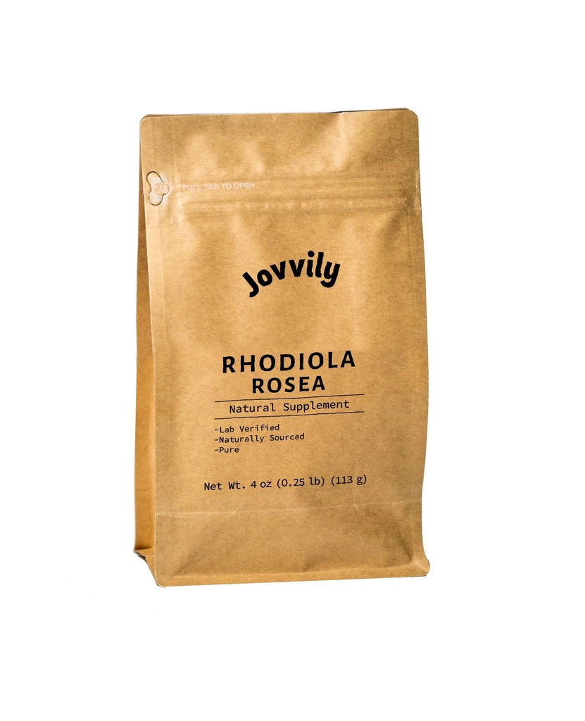 Rhodiola Rosea σε σκόνη - 4 ουγκιά - Χρυσή ρίζα - μη ΓΤΟ - Φυσικό συμπλήρωμα