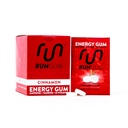 RUN GUM Cinnamon Energy Gum 50mg Caffeine Taurine & B-Vitamins Per Piece, 24 Adet (Pazar 12), 2 Adet = 1 Kahve veya Enerji İçilir, Sugar Free, Zero Calorie