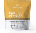 Sprout Living Epic proteini, Plantive protein & Superfoods Toz, Vanilla Lucuma Toz | 20 Grams Organik Protein Toz, Vegan, Süt, Non-GMO, Gluten Free, Low Sugar (5 Pound, 60 Hizmet)