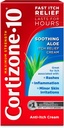 Cortizone-10 maksimum Güçlü Soothing Aloe Itch Relief Cream,% 1 Hydrocortisone, Fast-Acting, Anti-Itch Cream for Bug Bites, Rash, Eczema, Psoriasis, Zehir Ivy, Oak, Sumac & More, 1 oz