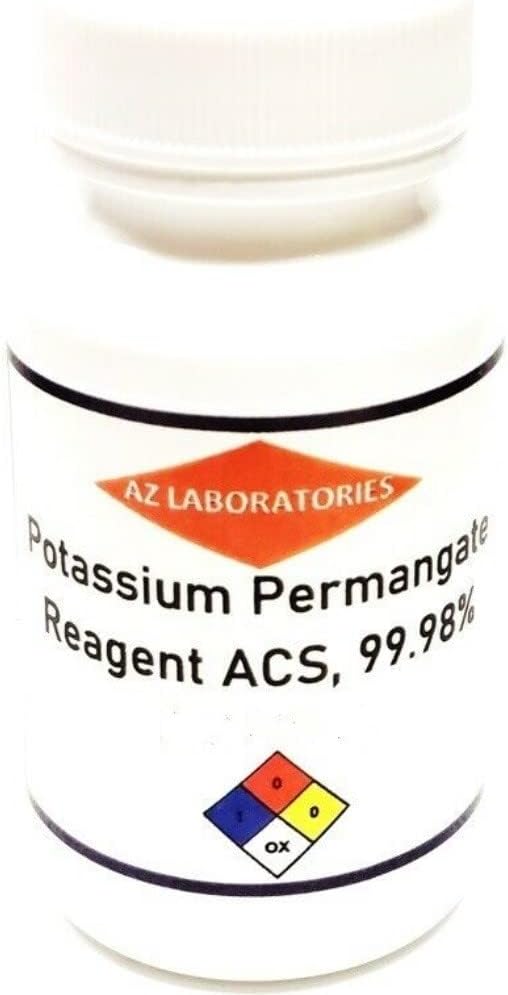 Potasyum Permanganate - Free Flowing Toz / 16 OZ / Yüksek Saflık / ABD Made/Same Day Ship