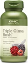 GNC Herbal Plus Triple Ginsa Rush, Vitality ve Energy, 100 Capsules
