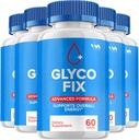 (5 Pack) Glyco Sağlıklı Vitamin Desteği Tamam, Gluco Fix Capsule - Gelişmiş Formula Gluco Fix, Glyco Fix maksimum Güçlü Yorumlar, 300 Capsules