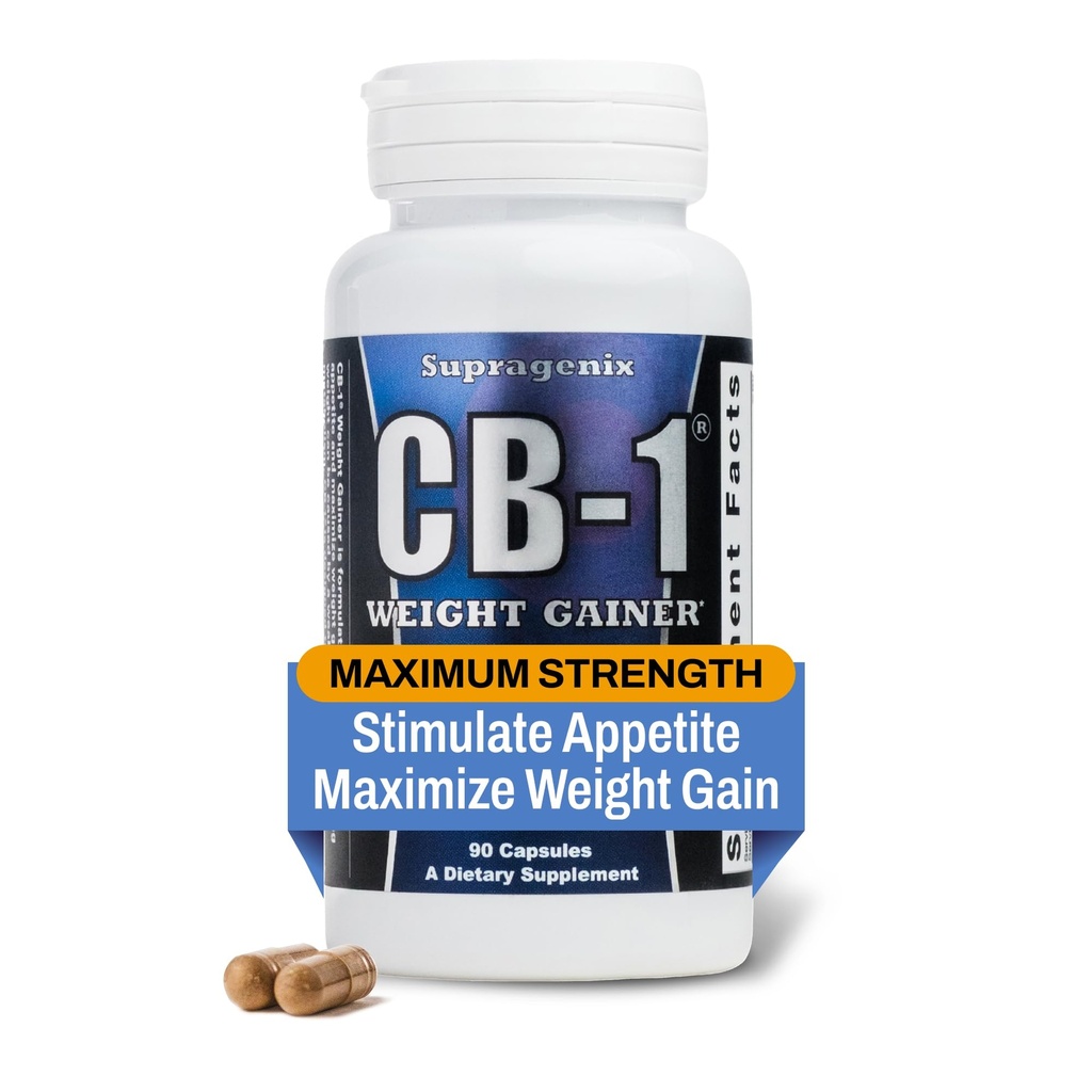 CB-1 Kilo Winer Pills (90 Kont) | Kilo Kadın ve Erkekler için Destek | Klinik Olarak Test Edilmiş Appetite ATM | Güçlü Mass Winer