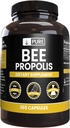 ΑΝΩΤΑΤΑ ΑΡΧΙΚΑ ΣΥΣΤΑΤΙΚΑ Bee Propolis (365 Κάψουλες) Όχι Γέμισμα μαγνησίου ή ρυζιού, Πάντα καθαρό, Εργαστήριο Επαληθευμένο