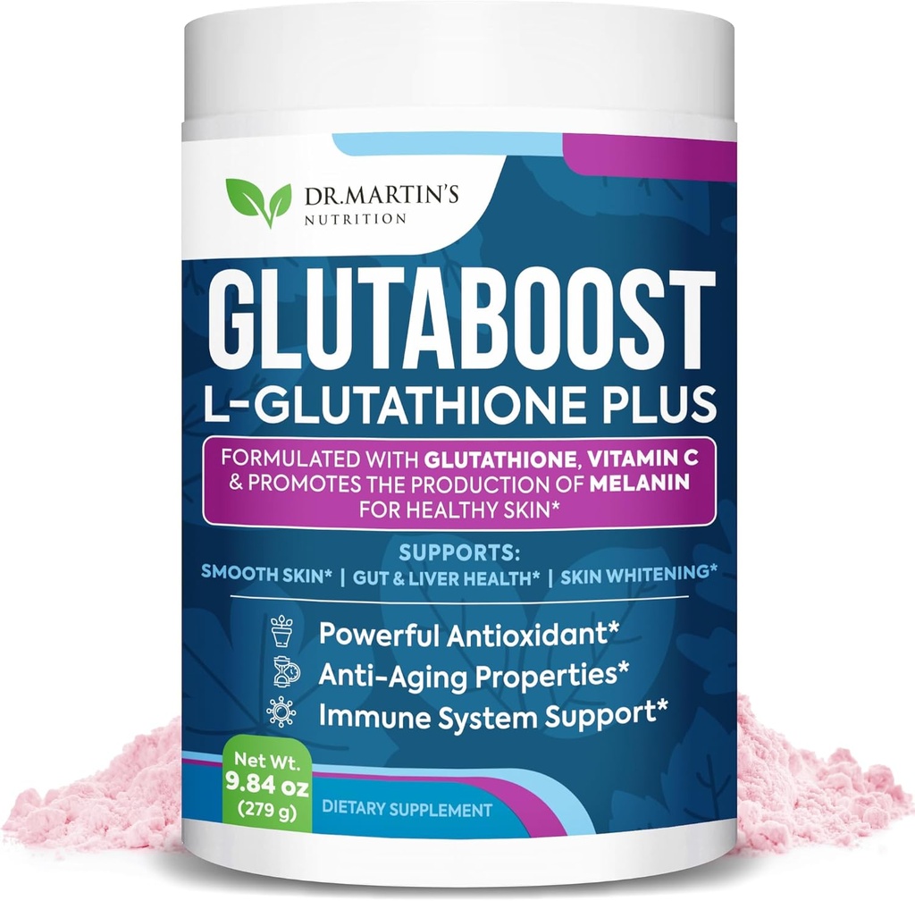 6970 mg Glutathione Toz Skin Whitening Collagen & Vitamin C | Brightens Skin & Reduce Pigmentation | Anti-Aging Formula | Güçlü Antioksi | Destekler Immune, Gut & Liver Health