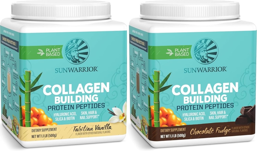 Çikolata ve Vanilla Vegan Collagen protein Toz Set | Grafik & Save | Plantive Collagen ATM | Non-GMO No Ek Olmayan Şeker Soy veya Süt (20 Çikolatalar, 20 Hizmet Vanilla)