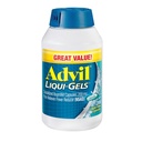 Advil Liqui-Gels Pain Reliever and Fever Reducer, Pain Medicine for Adults with Ibuprofen 200mg for Panhone, Backache, Menstrual Pain and Joint Pain Relief - 200 Liquid Filled Capsles