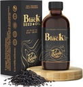 7 Seeds Cold Pressed Black Seed Oil - 240 ml Cold Pressed Nigella Sativa Liquid for Immune Support, Inflama Support, Digestion, Hair & Skin (8 Fl Oz)