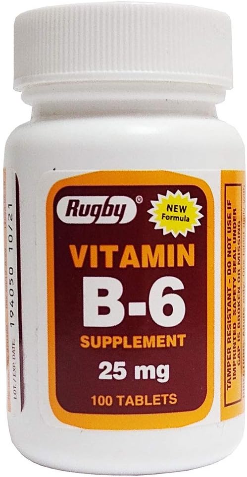B-6 25 mg, 100 Tablet, Watson Rugby - Paketi satın alın ve Kaydet (Pack of 2)