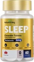 Nature's Key Melatonin 6 mg Chewable Tabletler, Sugar Free | Discovers Restful Sleep & Sleep Faster | Non-Habit Form, 6 mg B6 | 60 Tabletler (Yummy Tart Cherry Flavor)