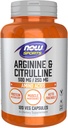 NOW Sports Nutrition, Arginine & Citrulline 500 mg/ 250 mg, Amino Acids, 120 Veg Capsules