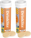 İçecekler Orange Daily Hydration Tabletleri (2) Tube Sche | Essential Electrolytes – 0g Sugar – Replenishing Hydration Drink | 20 hizmet - 10 Tablet