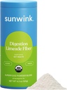 Sunwink Digestion Limeade Fiber Superfood Toz | Digestion için Günlük Fiber Toz | Chicory Root, Burdock, Tangerine Peel | Destekler Gut Health | 4.2 oz, 20 Hizmetler
