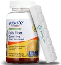 Equate Daily Fiber Gummies Diyetary Supplement, 5g, Plantive, 72 Kont, 7 Day Pill Organizer Dahil - 1 Pack