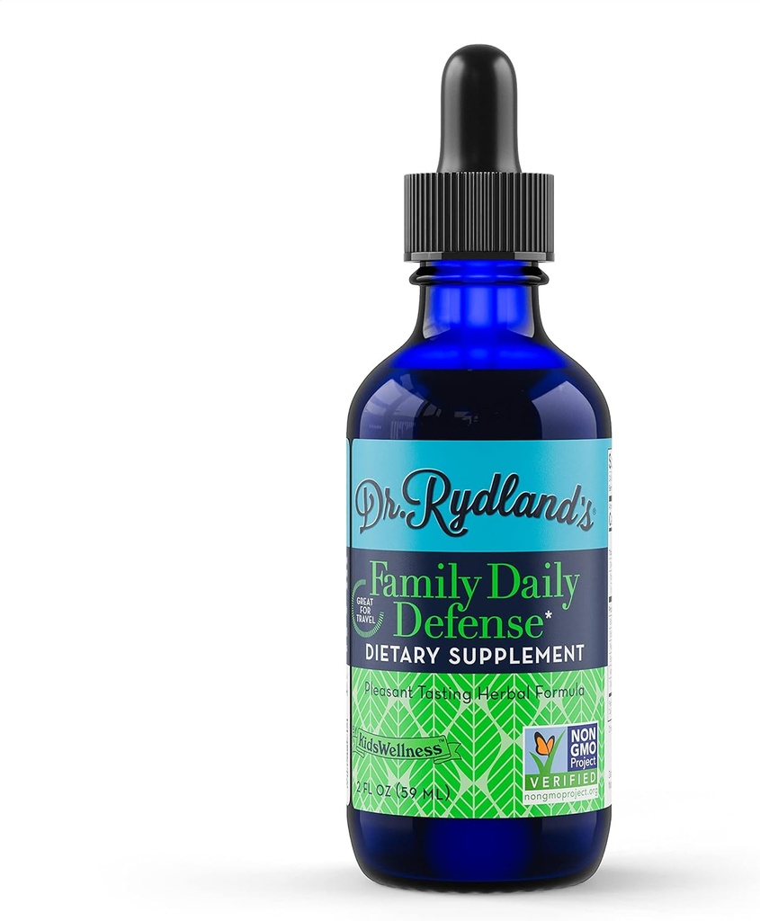 Dr. Rydland'ın Herbal Supplement | KidsEness tarafından oluşturulan | Bebeklerin Yetişkinlere Güvenli ve Etkili - Günlük Kullanım ve Seyahat için | 2 Ounce Şişe