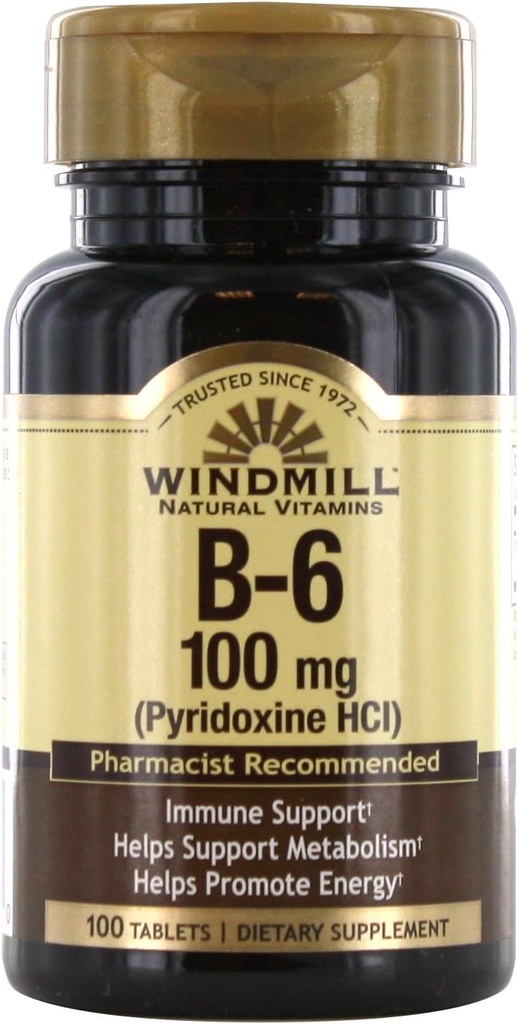 VIT B-6 TABS 100 MG WMIL