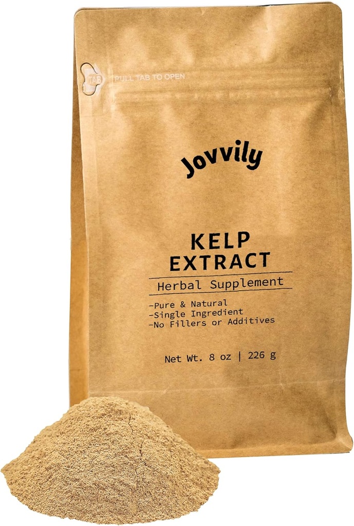 Kelp Extract Toz - 8 oz - Superfood - Hayır Katkıları - Her zaman Saf