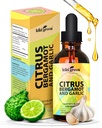 KIKI Green Liquid Citrus Bergamot & Garlic Extract - Citrus Bergamot Supplement for Heart Health, Immune System Support and Health Aging Non-GMO, Gluten-Free Supplement 2 Fl Oz.