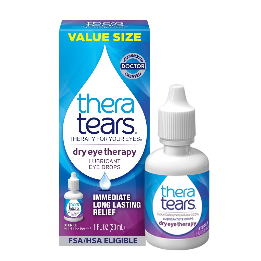 TheraTears ξηροφθαλμία Οφθαλμικές σταγόνες για ξηροφθαλμία, 1,0 Fl Oz