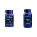 Life Extension Super K Vitamin K1, K2 MK-7, MK-4, C, Bone/Heart Health, 3-Month Supply ve Boron 3 Mg 100 Vegetarian Capsules