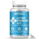 After Drinking Aid Supplement Pre Game Pills Party Electrolytes Hydration DHM Milk Thistle Weekend Recovery Vitamins Relief Formula Better Mornings Alcohol Liver Health Support 120 Κάψουλες