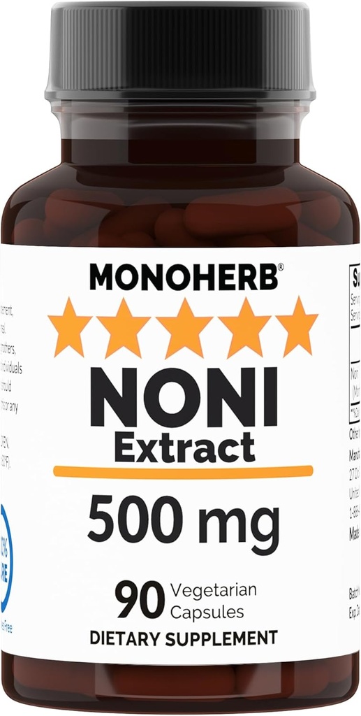 500 mg - 90 Veg Capsules - Morinda Citrifolia - 90 Hizmet