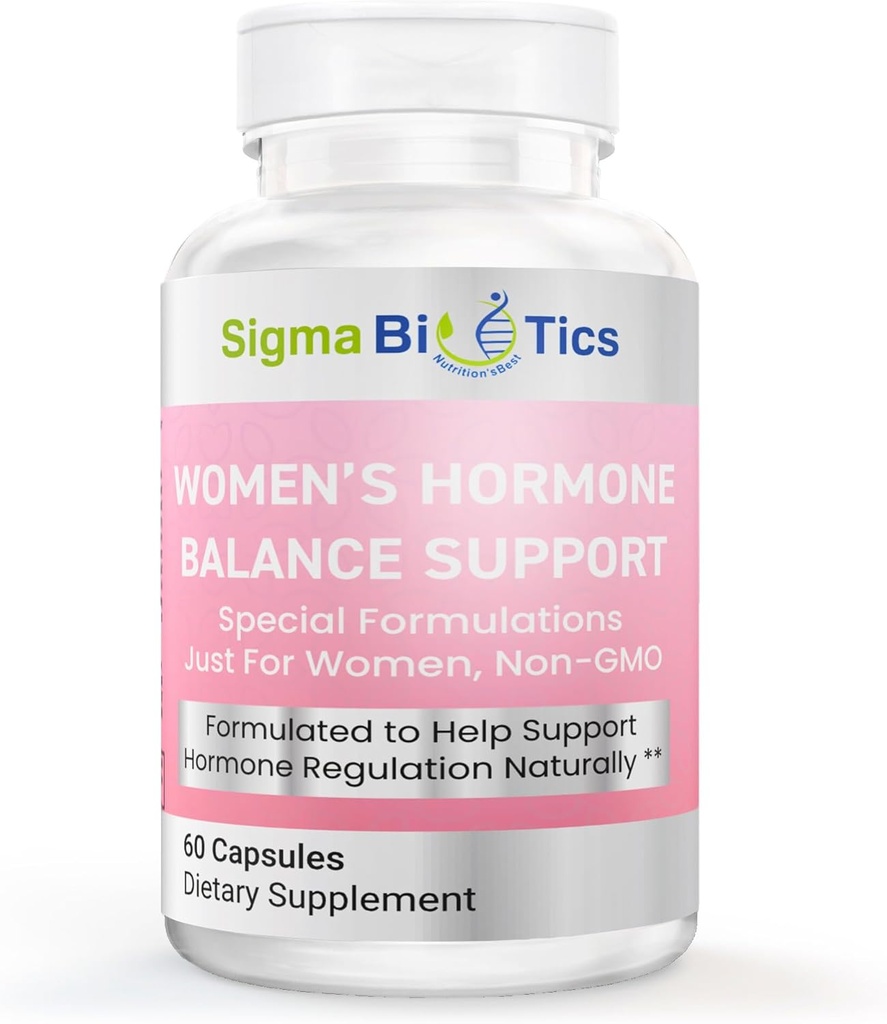 Kadınlar Hormon Denge Desteği - Menopause, Hormonal ve Reproductive Health - Soy Isoflavones, Black Cohosh, Dong Quai - 60 Capsules