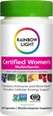 Rainbow Light sertifikalı Kadınlar Multivitamin, Multivitamin Supplement, 120 Caps (Pack May Vary)