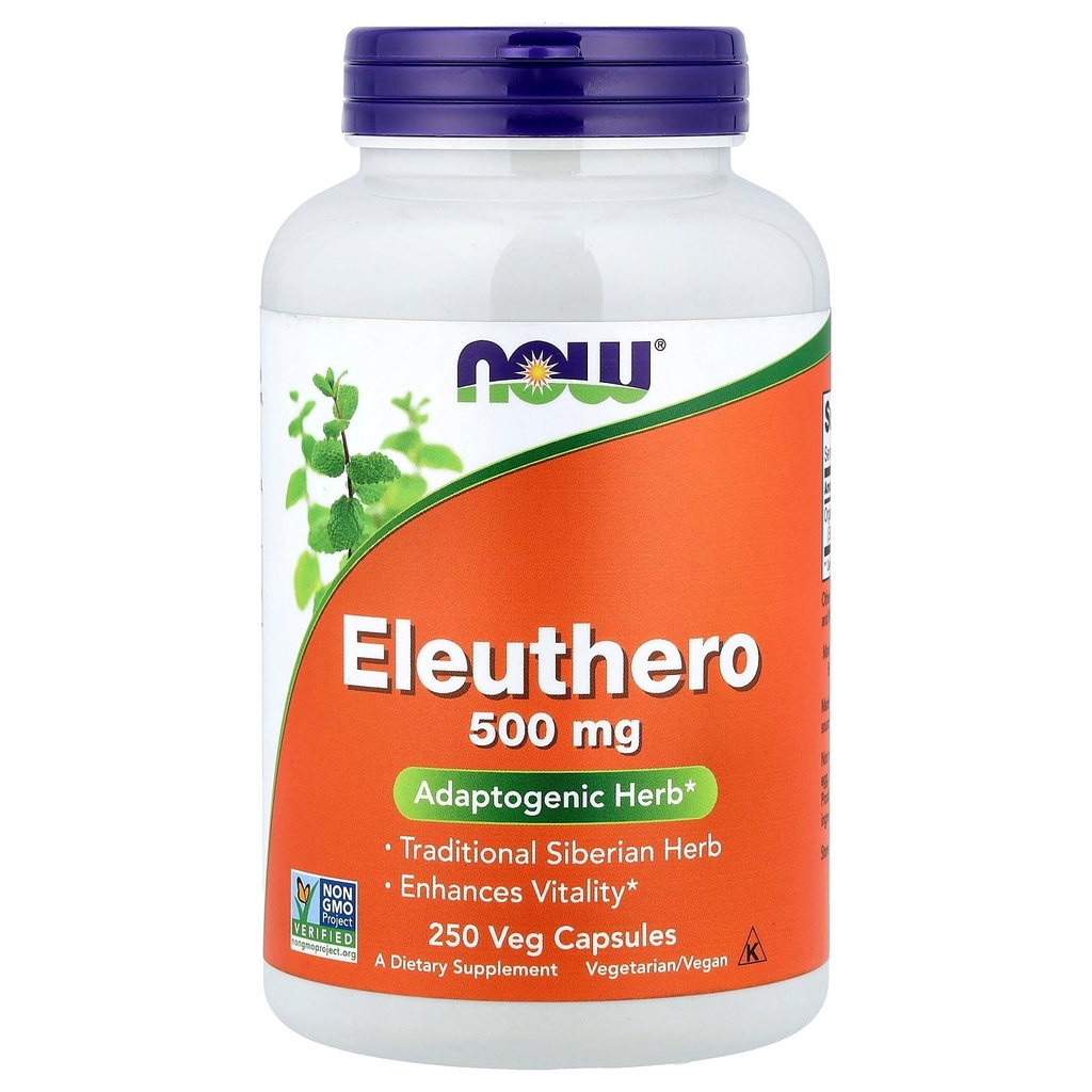 Eleuthero 500 mg Now Foods 250 Caps