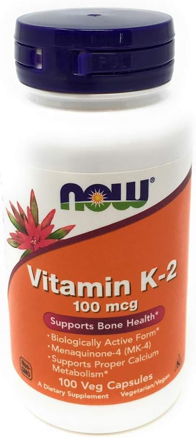 Τώρα τρόφιμα, K-2 100mg, 100 κάψουλες