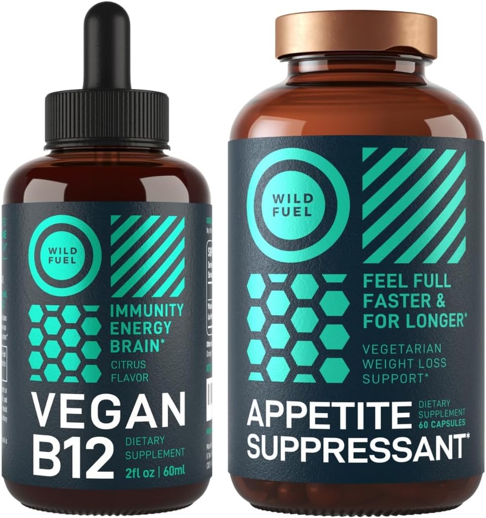 WILD FUEL Ağırlık Kaybı ve Vegan B12 Sıvı İşaret