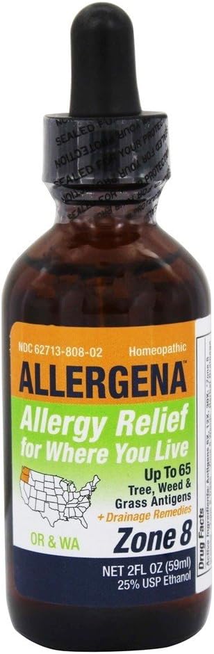 PROGENA Allergena Bölgesi 8 (2 Fl Ounce, Yetişkin)
