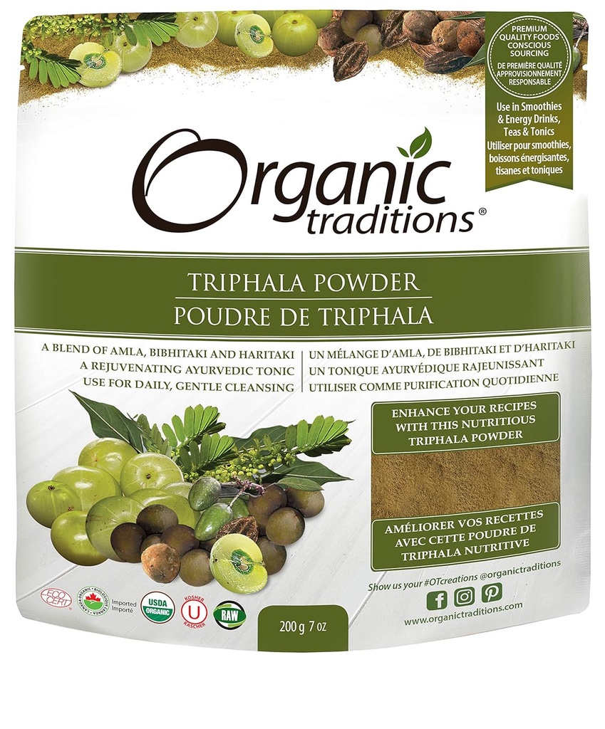 Organik Gelenekler Organik Toz, Triphala, 7 Ounce